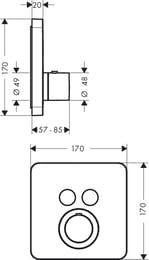  Axor ShowerSelect S 36707000  ,  2 , 