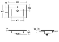  Ideal Standard TEMPO 61  (610450140)     E066801