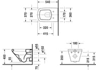   DURAVIT DuraStyle 370540345   WonderGliss 25520900001