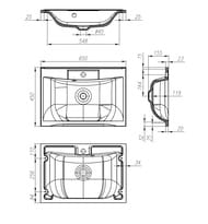   BelBagno (650450150)  ,  BB650/450-LV-MR-PR