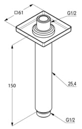  KLUDI A-QA    150, ,  61,  6653505-00