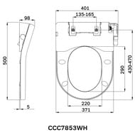  - AM.PM Clean Care ,  CCC7853WH