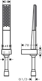   Hansgrohe Rainfinity (  100 1jet, ,  160  )  26856000