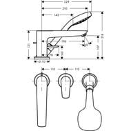  Hansgrohe Talis E 71730000   ,  3 , , 