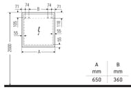 - Duravit L-Cube 650700154 , , 2 ,  ,  LC7550L0000