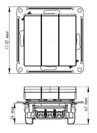  Systeme Electric ATLASDESIGN 3-  1+1+1 10   ATN001331