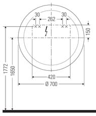  Duravit Happy D.2 Plus 70070047  , ,   HP7480G0000