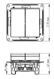  Systeme Electric ATLASDESIGN  2-. 2x.7 10   ATN000973