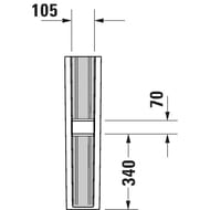  Duravit No.1  08584400002