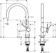  Hansgrohe Talis M54   220   1jet   72804670