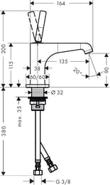  Axor Citterio E 36102000  ,  135, , 