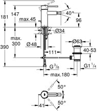  Grohe Essence+ 32935001   , S-Size, 