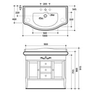    Kerasan Retro 734740 1000460755  noce (),  