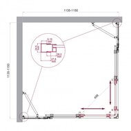   BelBagno LUCE-A-22 (115011501950) LUCE-A-22-90+25-C-Cr  ./. 