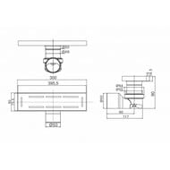  MAGdrain JC 300 Q50-B 80*300,   , ., 