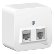  Systeme Electric BLANCA  .RJ45+.RJ11, .5e ..  BLNIA045111