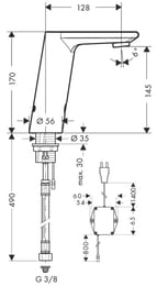  Hansgrohe Metris S 31102   ,  ..,   