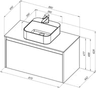    Aquanet Nova Lite 90 242257 (870442477) , 1+1 ,  