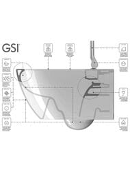   GSI PURA  (550360)   Swirlflush, creta matt 881508