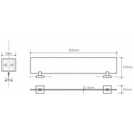   Bemeta Beta 600x55x130,  ,   132102042