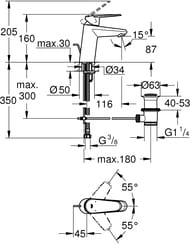  Grohe EuroDisc Cosmopolitan 33190002  ,   116 , /, /