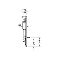  Duravit DuraSystem 5001148155  ,   WD1013000000