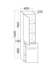   Burgbad Crono 4001600320 , , 2 ., ,   HSGP040LF3708G0141