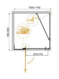   CEZARES SLIDER (1000-110010001950) SLIDER-AH-1-100-100/110-Cr  ./