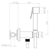   Bossini Cube Brass  ,  1250,   E38003B.073