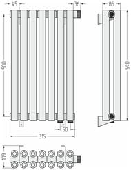  -00   500315 (7 ) ., EU50 /, 3/4", 00-0322-5007