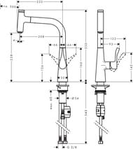  Hansgrohe Metris Select M71   240      14857800