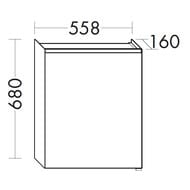   Burgbad Iveo 558680160 LED, ,  ,  SPHU055L