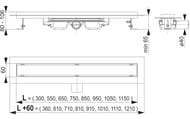   Alcaplast APZ106-950 c  L=950 H=65 .,   