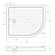    CEZARES (12001000150)  TRAY-A-RH-120/100-550-15-W-L