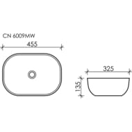   Ceramicanova Element 455325135 , /,  . CN6009MW