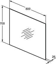  Ideal Standard MIRROR&LIGHT (800700)  4- ,  T3336BH