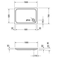   Duravit D-Code 1000700 720093000000000