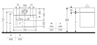    Duravit Qatego 790470 , 2 ., ,  . QA4394018180010