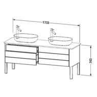   2  Duravit Luv 1733743570 4 , -   LU9567B6060