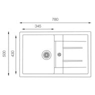  TOPZERO Susanna 780.500-10 (780x500x200) , cosmos