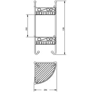 Migliore Complementi -  ,  21x21x53  ML.COM-50.212.DO