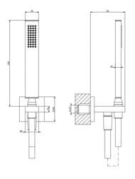   Gessi Rettangolo 20123.299  , , , 