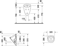  DURAVIT STARCK1 320285515  "" 0834320000