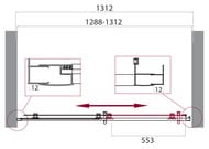    BelBagno Uno (1300x1950) UNO-195-BF-1-130-C-Cr , ./ 