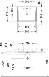  Duravit Vero Air 600470 . ., 1   ,   23506000001