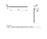   LAUFEN Frame25 447502 (9002525) .,  .,LED4000