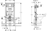 GEBERIT Duofix Omega    ,/. .( 112) 111.060.00.1