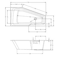   RIHO RETHING SPACE 170x90 L FALL  , ,  (. )