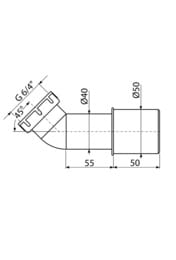  Alcaplast 45 1.1/2"50 A52