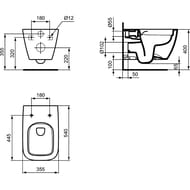   Ideal Standard i.life B 355540335 , T461401